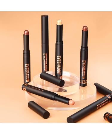 MCAORI Eyeshadow Stick Soft Matte Shimmering Eye Shadow Pencil Crayon Highlighting Pigmented Eyeshadow Pencil Waterproof - Buy Online on GoSupps.com