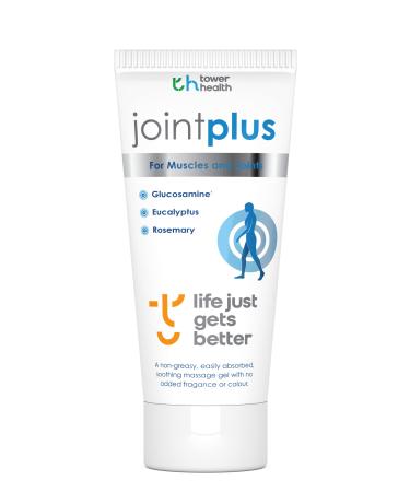 Joint Plus Muscle and Joint Gel 200ml Tube | Drug Free | 60 Day Money Back Guarantee | Rich Blend of Natural Ingredients - Glucosamine Eucalyptus Rosemary Cinnamon & Wintergreen 200 ml (Pack of 1)