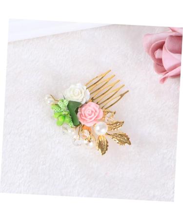 Angoily Wedding Hair Comb Bride Hair Comb Hair Side Comb Flower Hair Comb Women Hair Comb Hair Accessories Korean Women's - Buy Online on GoSupps.com