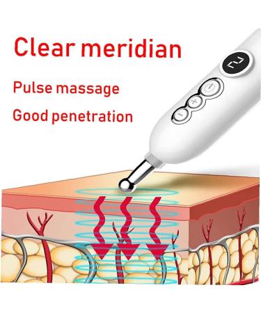 Bravolune Acupuncture Pen - Smart Electronic Meridian Massage Tool for Deep Tissue Relief | Foot Neck & Leg Therapy - Buy Online on GoSupps.com
