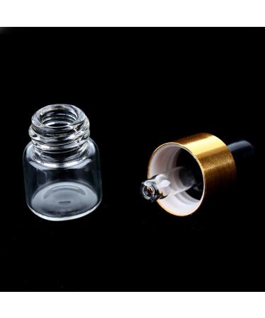 CUTICATE 20 Pieces 1ML Glass Bottles with Pipette Empty Glass Pipette Droppers for Essential Oils DIY Projects and More - Buy Online on GoSupps.com