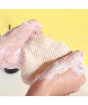 10 Pieces Natural Sisal Soap Saver Bags | Exfoliating Soap Pouches for Shower | Ideal Holder for Foaming & Drying - Buy Online on GoSupps.com
