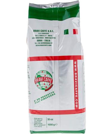 Bravi Caff - Caf en grain de torr faction artisanale italienne - M lange "BAR" - Paquet de 1 kg Bar 1 kg (Lot de 1) - Buy Online on GoSupps.com