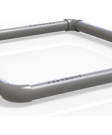 Auprotec Feed Ring for Pond Fish - Floating 30cm - 70cm with Holding Rope | Square 40cm Gray - Best for Garden Ponds - Buy Online on GoSupps.com