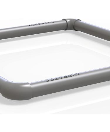 Auprotec Pond Feed Ring 30cm - 70cm | Square 50cm Gray | Ideal for Garden Fish Feeding | Durable & Easy to Use - Buy Online on GoSupps.com