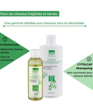 Cytolcap Revitalizing Oil - Care for Dry and Devitalized Hair - Repairs and Promotes Hair Regrowth Treats Dry Hair Problems - Before Shampoo - 150 ml -Cytolnat - Buy Online on GoSupps.com