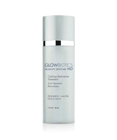 Glowbiotics Calming Restorative Treatment: Collagen-Boosting Hydrating Concentrate Soothes & Moisturizes Post-Treatment Skin with Probiotics Peptides and Hyaluronic Acid 1 Fl Oz