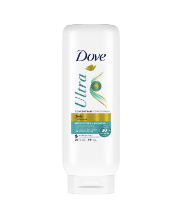 Dove Ultra Daily Moisture Concentrate Conditioner for Dry Hair Moisturizes and Smooths in 30 Seconds, With Fast-Detangle Technology and 2X More Washes 20 oz Concentrate Conditioner 20 Ounce