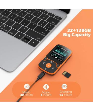 AGPTEK MP3 Player with Clip - Orange - Buy Online on GoSupps.com