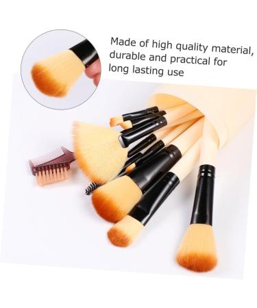 Set of 12 make-up make-up mixing eyebrow brush eyeshadow brush mixing brush kit make-up brush kit powder brush face make-up brush flour - Buy Online on GoSupps.com