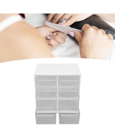 Nail Box 14 * 13 * 11 Nail Art Tool Box Desktop Dustproof Simple Nail Polish Supplies Storage Drawer Organizer Box - Buy Online on GoSupps.com