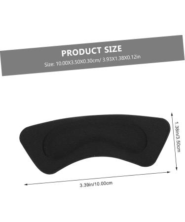 FOMIYES 20 Pairs Heel Stickers - Black Heel Cushion Pads for High Heels | Comfort & Support Foot Inserts - 4D Foam Technology - Buy Online on GoSupps.com