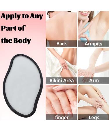 Manual Epilator Gentle Exfoliating Glass Epilator Painless Magic Crystal Hair Removal 2022 New Magic Crystal Epilator Skin Exfoliating Tool for Any Parts of Arms and Legs (black) - Buy Online on GoSupps.com