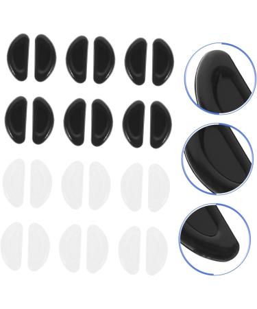 Lurrose Silicone Glasses Nose Pads - 60 Pairs of Universal Sunglass & Eyeglass Accessories - Black & White - Comfort & Secure Fit for All Frames - Buy Online on GoSupps.com
