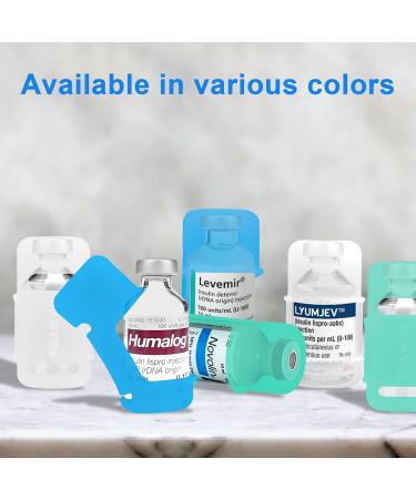 iGuerburn Insulin Vial Protector for Diabetes - Green Silicone Sleeve for 10ML Vials - Buy Online on GoSupps.com