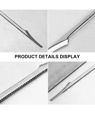 Buy Heallily Stainless Steel Foot File - Dead Skin Scraper Pedicure Tool for Men & Women - 3PCs 17x0.3x0.2 cm - Best Foot Care Solution - Buy Online on GoSupps.com