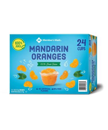 Member's Mark Mandarin Oranges 4oz (Pack of 24) - Premium Quality Citrus Snack Cups - Buy Online on GoSupps.com