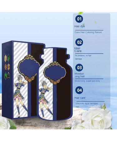 Natural Botanical Hair Dye New Botanical Bubble Hair Dye 30ml 10 packs/box Natural Botanical Hair Dye Botanical Bubble Hair Dye (Black Teal 1 boxes) Black Teal 3 ml (Pack of 10) - Buy Online on GoSupps.com