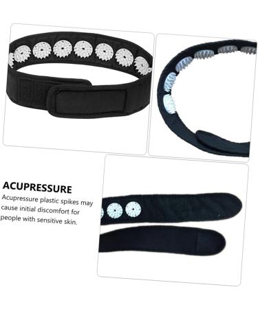Fomiyes 3-in-1 Head & Shoulder Massage Oil Holster Belt - Acupressure Pillows & Cotton Migraine Relief - International Shipping Available - Buy Online on GoSupps.com