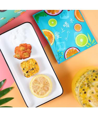 Kumquat Passion Fruit Tea 100g - Natural Fruity Flavor, Sweet & Sour | Cold Brew Instant Tea, Small Packets, Easy to Carry - Buy Online on GoSupps.com