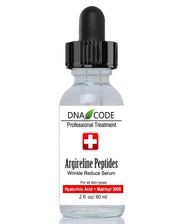 ANTI-AGING-No Needle Alternative-Pure Argireline Peptides Wrinkle Reduce Serum+ Matrixyl 3000+Hyaluronic Acid 2 Ounce
