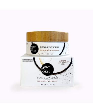 Coco Glow Scrub body peeling organic coconut oil & tangerine | finely fragrant gently smoothing.For wonderfully delicate skin and a seductive glow