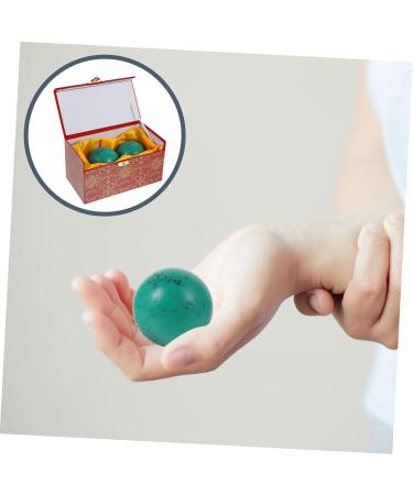 Buy Tovinanna Turquoise Hand Exercise Balls - 4 Piece Set for Stress Relief & Home Decor - Buy Online on GoSupps.com