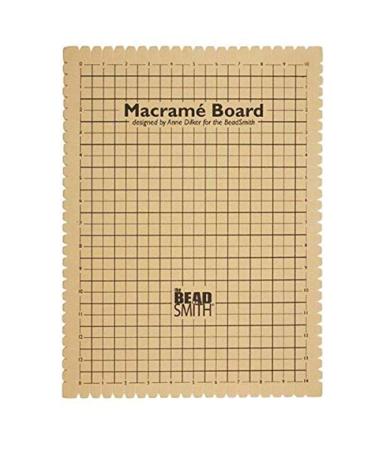 The Beadsmith Macrame Board 11.5 x 15.5 inches 0.5-inch-Thick Foam