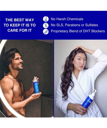 GroMD Biotin Shampoo and Conditioner - Hair Growth & Loss Treatment for Men & Women - Contains Argan Oil & DHT Blockers - Doctor-Formulated - 10 oz - Buy Online on GoSupps.com