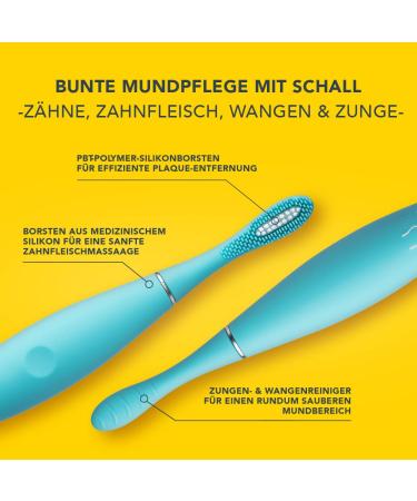 Foreo Issa Kids Ultrahygienic Silicone Electric Toothbrush - Safe Oral Care for Children 5-12 | Waterproof USB Charging True Blue Pony - Buy Online on GoSupps.com