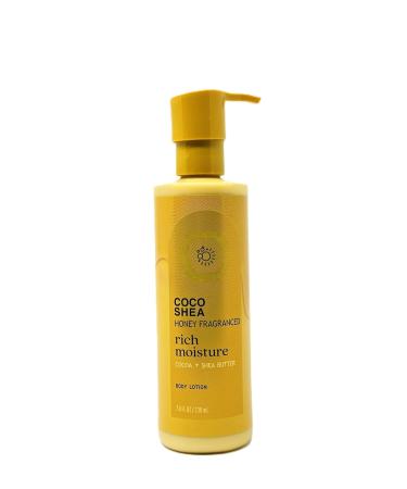 Coco Shea Honey Fragranced Bath and Body Rich Moisture Body Lotion 7.8 oz / 230 mL Fragrance notes: sweet shea and golden honey. - Buy Online on GoSupps.com