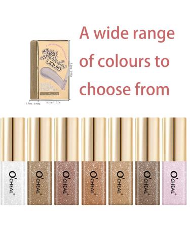 Liquid Glitter Eyeshadow - Long-Lasting Quick-Dry Taupe Brown Shimmer Makeup - Buy Online on GoSupps.com