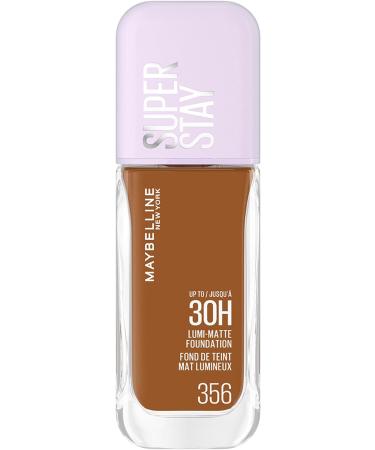  Maybelline Maybelline New York - Long-Lasting Liquid Foundation - Ultra-Resistant - Luminous Matte Finish - Enriched with Amino Acids - All Skin Types - Superstay 30H Lumi-Matte - Shade: 356-35ml - Buy Online on GoSupps.com