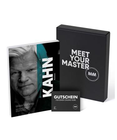 Masterbook & Online Course Willpower - Oliver Kahn - Meet Your Master - Unleash Willpower - Gift Box - Buy Online on GoSupps.com