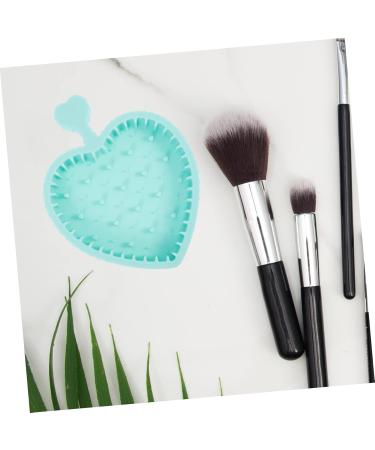 Buy NOLITOY Silicone Makeup Brush Cleaning Pad - Foldable 12x9cm Light Green - Best Beauty Tool for Cleaner Brushes - Buy Online on GoSupps.com