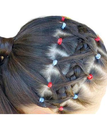 250 Black Hair Bands Elastic Small Braiding Dreads Cornrows Dreadlocks Rubber Rings (Black) - Buy Online on GoSupps.com