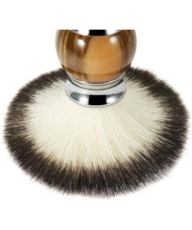 Shaving Brush 3 Pack for Men | Resin Handle Barber Shop Set - Brown - Buy Online on GoSupps.com
