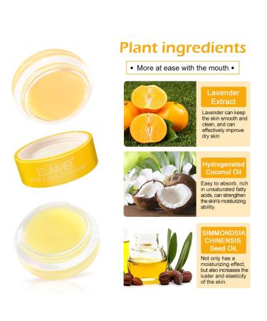 Lip Sleeping Mask & Scrub Duo for Repairing Dry, Cracked Lips - Orange Lip Moisturizer Treatment - Buy Online on GoSupps.com