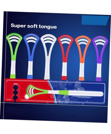 Buy SOLUSTRE Tongue Cleaning Tools - Tongue Brush Scraper & Cleaner for Adults | Effective Oral Hygiene - Buy Online on GoSupps.com