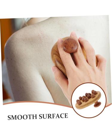 Collbath 2-Piece Multi-Purpose Wooden Massage Brush & Comb Set - Body & Scalp Massager Tools - Buy Online on GoSupps.com