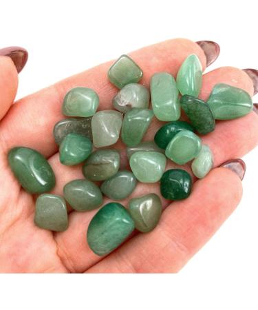 1lb Green Aventurine Tumbled Chips - Small Irregular Shape Gemstones for Healing - 1 Pound - Buy Online on GoSupps.com