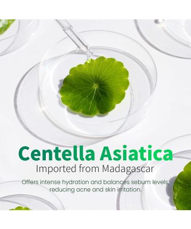 CRAZYSKIN Centella Tica Ampoule 1.7 fl. oz. - Redness Relief for Troubled Skin | Korean-Made Facial Serum - Buy Online on GoSupps.com