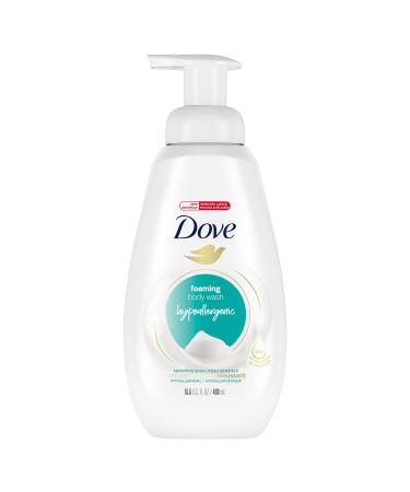 Dove Instant Foaming Body Wash for Softer and Smoother Skin Sensitive Skin Effectively Washes Away Bacteria While Nourishing Your Skin 13.5 oz 13.5 Ounce (Pack of 1)