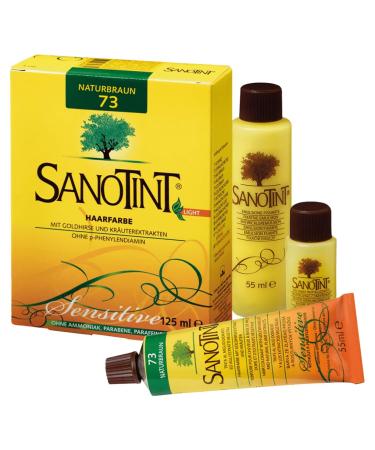 Cosval SANOTINT Sensitive Color 73 Naturbraun 2 verpakkingen 2 x 125 ml