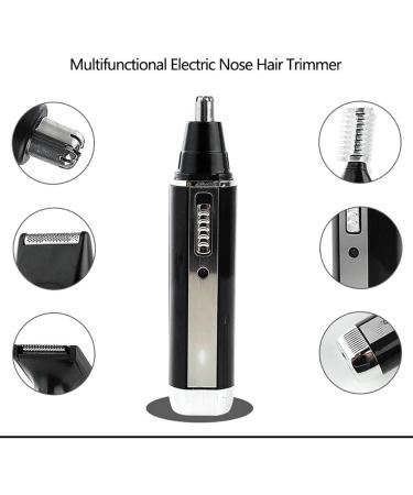 4 in 1 Electric Nose Hair Trimmer - Rechargeable Eyebrow Razor & Beard Shaver | Personal Skin Care & Hair Epilator - Buy Online on GoSupps.com