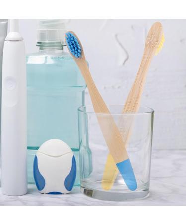 Lalafina 10th Travel Toothbrush | Eco-Friendly Bamboo Portable Soft Toothbrush for Women & Kids | Small Head Design for Easy Packing | Hand-Painted Spray Colors - Buy Online on GoSupps.com