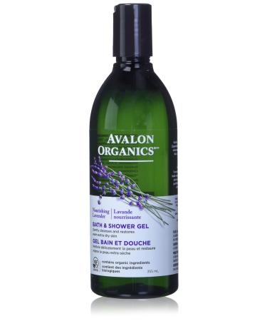 Avalon Organic Botanicals Bath & Shower Gel Lavender 12 oz