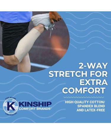 Kinship Comfort Brands KinGrip Tubular Elastic Support Bandage - Size F 4 x 10 MTR | Latex-Free Wound Care for Edema & Lymphedema Support | Made in USA - Buy Online on GoSupps.com