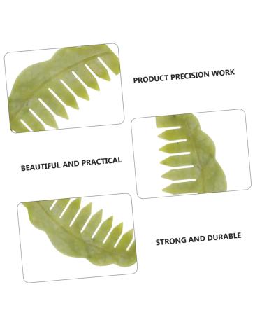 Beavorty Jade Scalp Massage Comb Set - 4 Pieces Hair Care Tools for Women | Handheld Face Washing & Relaxing Massage Device - Buy Online on GoSupps.com