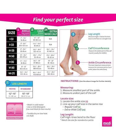 Buy Mediven Comfort Women's 20-30 mmHg Closed Toe Knee High Compression Stockings - Semi-Transparent Leg Support Hosiery Natural - International Shipping Available - Buy Online on GoSupps.com